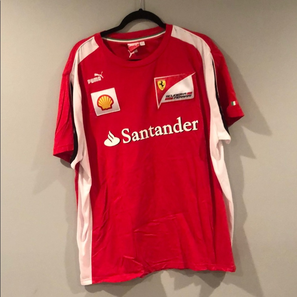 Puma Ferrari formula 1 f1 shirt red